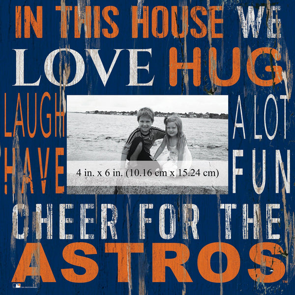 Houston Astros 0734-In This House 10x10 Frame