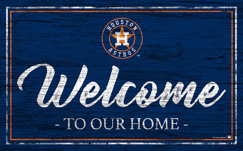 Houston Astros 0977-Welcome Team Color 11x19