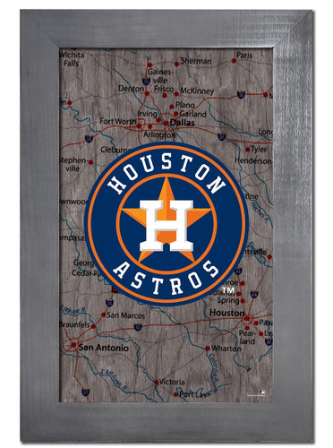 Houston Astros 0985-City Map 11x19