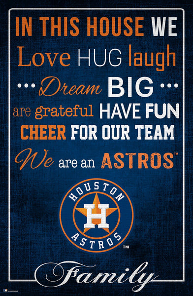 Houston Astros 1039-In This House 17x26