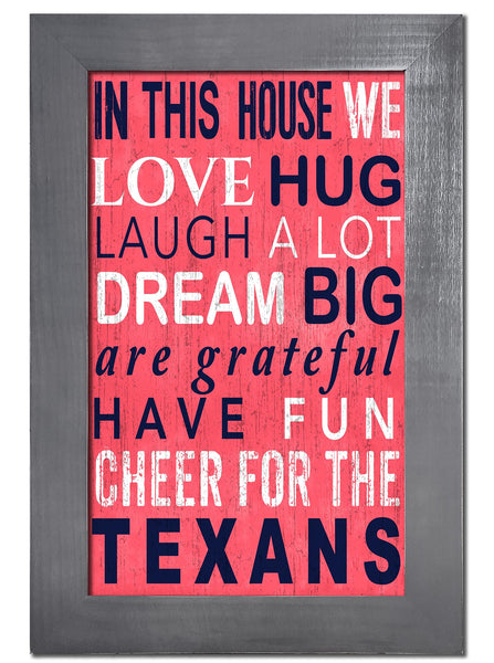 Houston Texans 0725-Color In This House 11x19