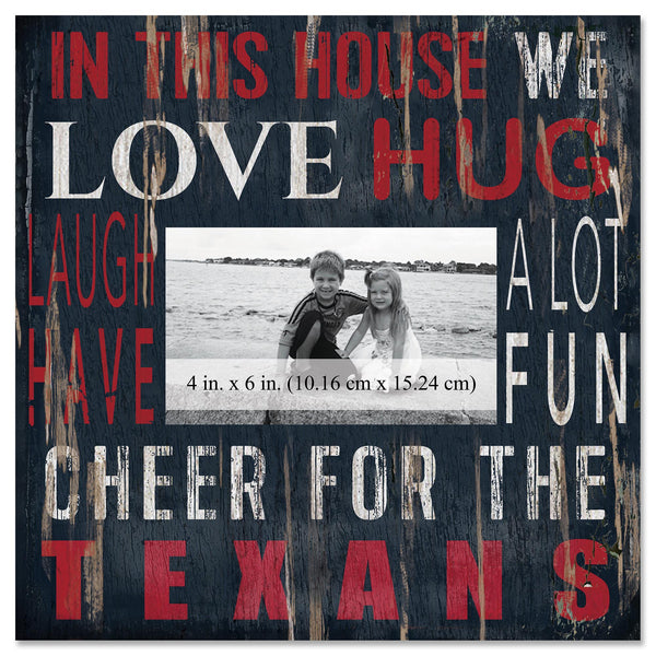 Houston Texans 0734-In This House 10x10 Frame