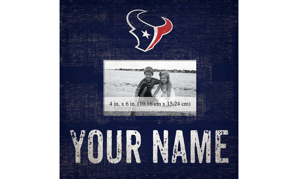 Houston Texans 0739-Team Name 10x10 Frame