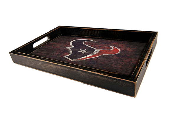 Houston Texans 0760-Distressed Tray w/ Team Color