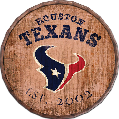 Houston Texans 0938-Est date barrel top 16"