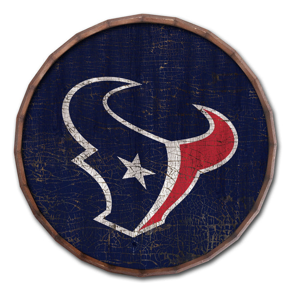Houston Texans 0939-Cracked Color Barrel Top 16"