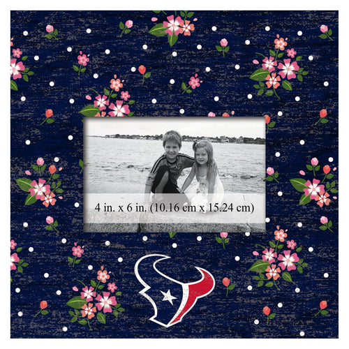 Houston Texans 0965-Floral 10x10 Frame