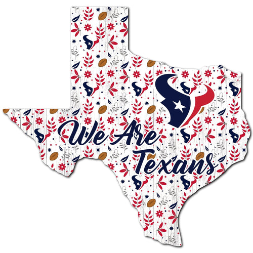 Houston Texans 0974-Floral State - 12"