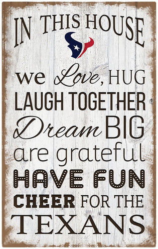 Houston Texans 0976-In This House 11x19