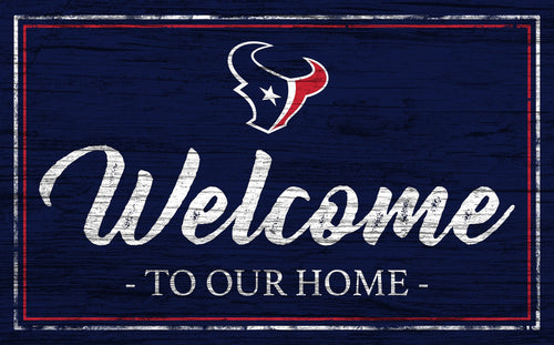 Houston Texans 0977-Welcome Team Color 11x19