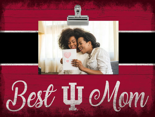 Indiana Hoosiers 2017-Best Mom Clip Frame