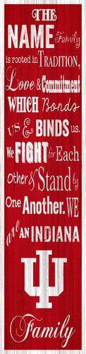 Indiana Hoosiers P0891-Family Banner 6x24