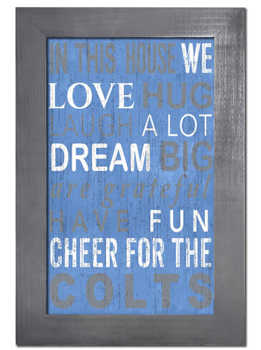 Indianapolis Colts 0725-Color In This House 11x19