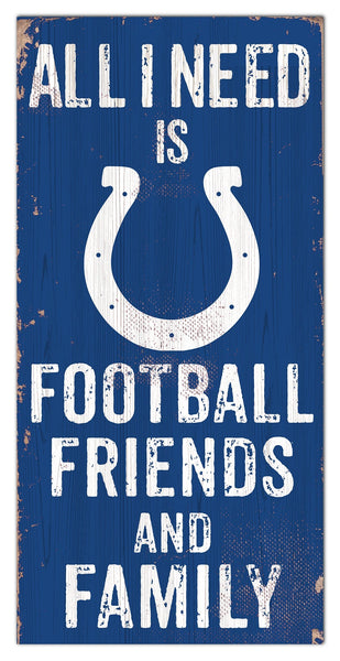 Indianapolis Colts 0738-Friends and Family 6x12