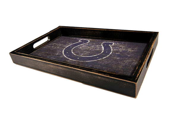 Indianapolis Colts 0760-Distressed Tray w/ Team Color