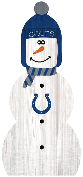 Indianapolis Colts 0926-Snowman 33in Leaner