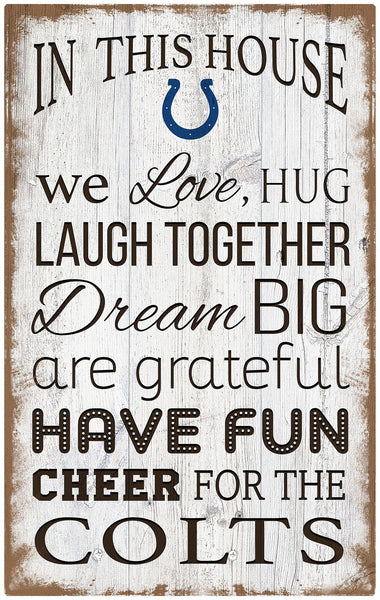 Indianapolis Colts 0976-In This House 11x19