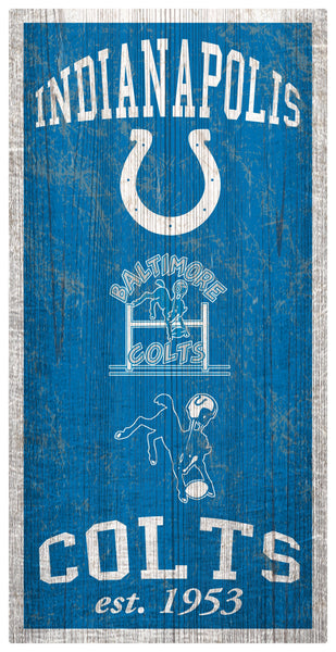 Indianapolis Colts 1011-Heritage 6x12
