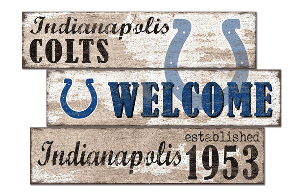 Indianapolis Colts 1027-Welcome 3 Plank