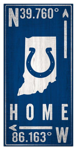 Indianapolis Colts 1034-Coordinate 6x12