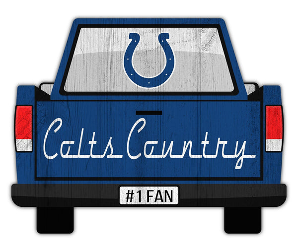 Indianapolis Colts 2014-12" Truck back cutout