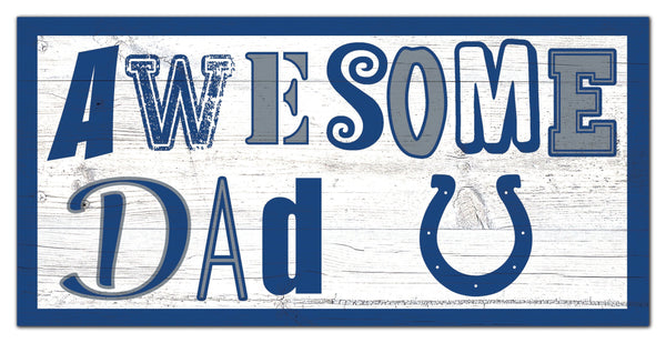 Indianapolis Colts 2018-6X12 Awesome Dad sign