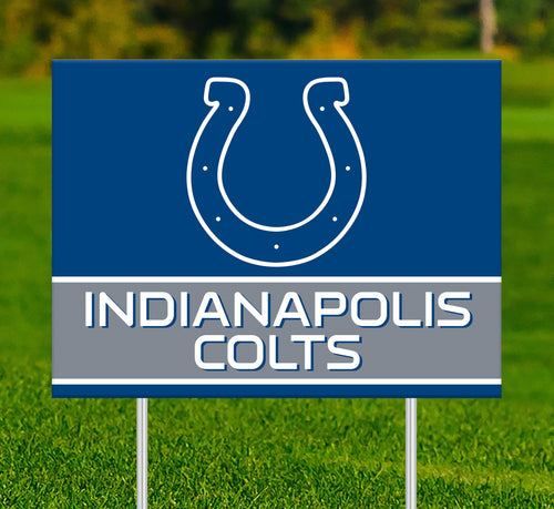 Indianapolis Colts 2032-18X24 Team Name Yard Sign