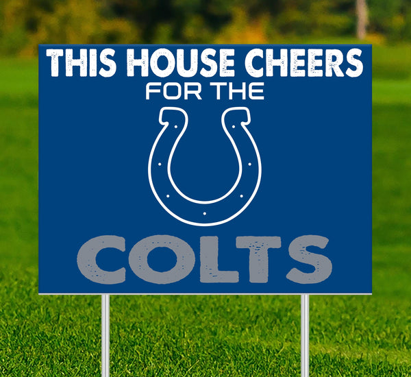 Indianapolis Colts 2033-18X24 This house cheers for yard sign