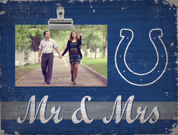 Indianapolis Colts 2034-MR&MRS Clip Frame