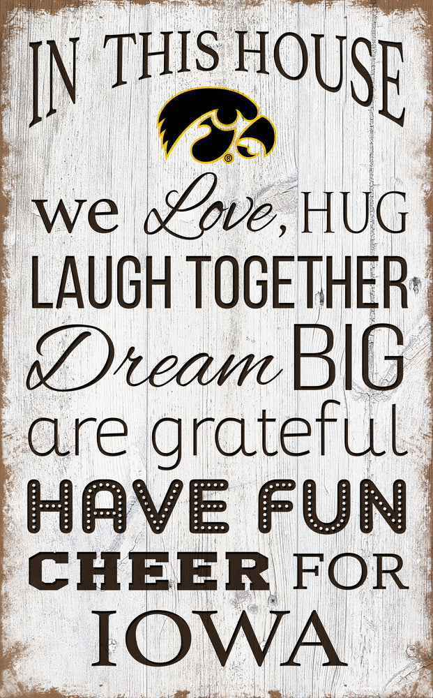 Iowa Hawkeyes 0976-In This House 11x19
