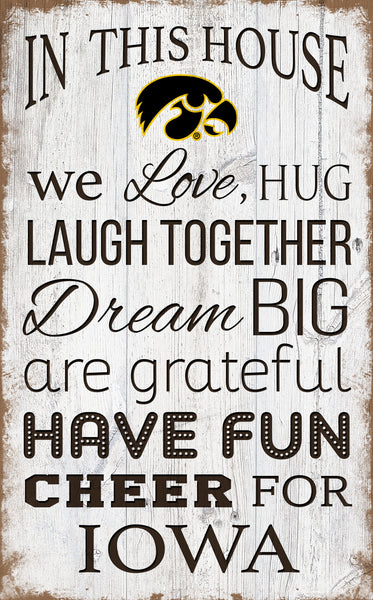 Iowa Hawkeyes 0976-In This House 11x19