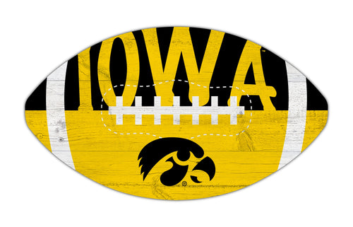 Iowa Hawkeyes 2022-12" Football with city name
