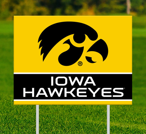 Iowa Hawkeyes 2032-18X24 Team Name Yard Sign