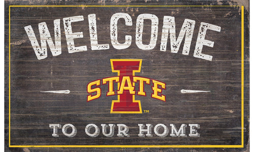 Iowa State Cyclones 0913-11x19 inch Welcome Sign
