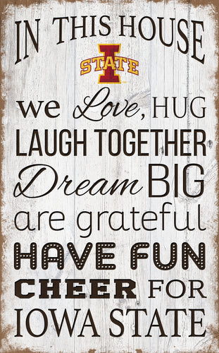 Iowa State Cyclones 0976-In This House 11x19