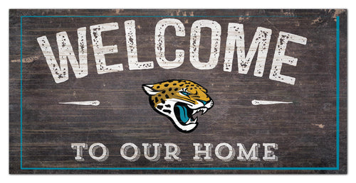 Jacksonville Jaguars 0654-Welcome 6x12