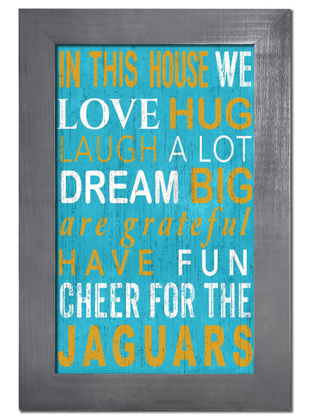 Jacksonville Jaguars 0725-Color In This House 11x19