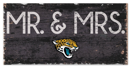 Jacksonville Jaguars 0732-Mr. and Mrs. 6x12