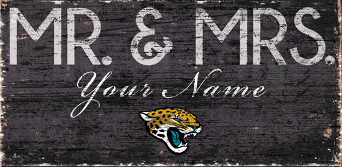 Jacksonville Jaguars 0732-Mr. and Mrs. 6x12