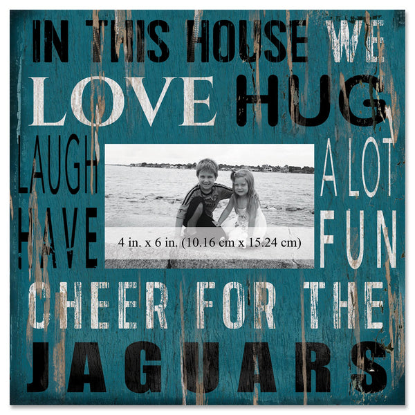 Jacksonville Jaguars 0734-In This House 10x10 Frame