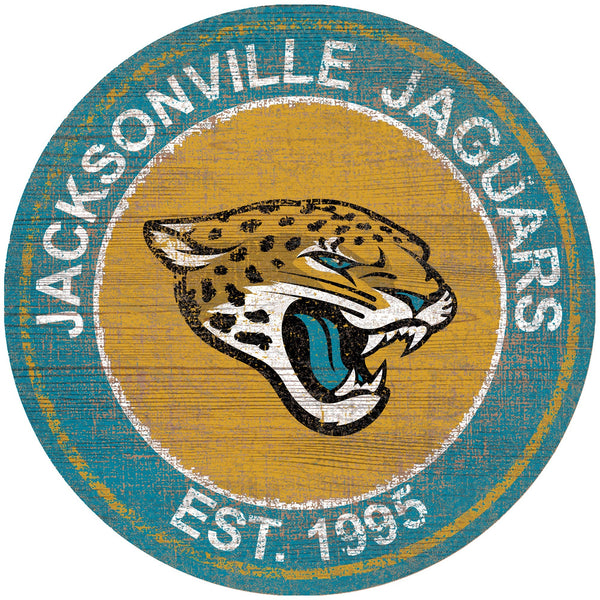 Jacksonville Jaguars 0744-Heritage Logo Round