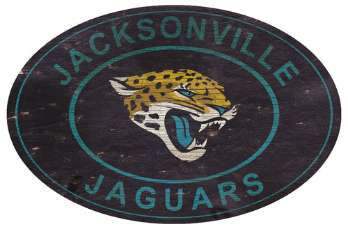 Jacksonville Jaguars 0801-46in Heritage Logo Oval