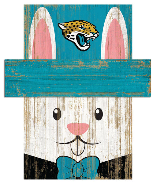Jacksonville Jaguars 0918-Easter Bunny Head