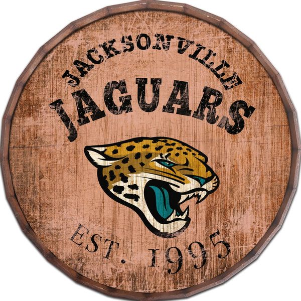 Jacksonville Jaguars 0938-Est date barrel top 16"