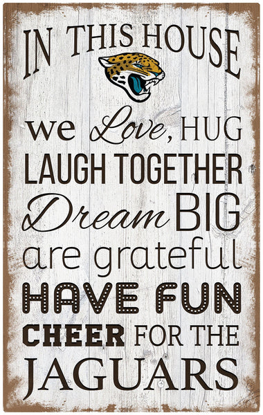 Jacksonville Jaguars 0976-In This House 11x19