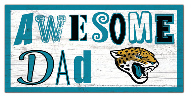 Jacksonville Jaguars 2018-6X12 Awesome Dad sign