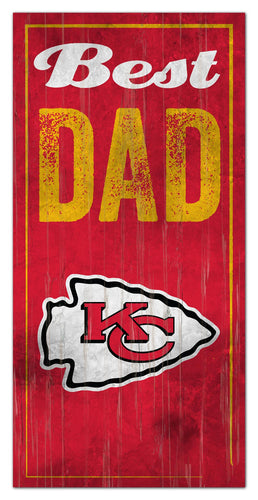 Kansas City Chiefs 0632-Best Dad 6x12