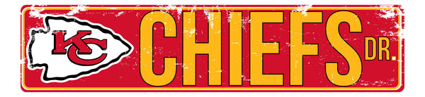 Kansas City Chiefs 0646-Metal Street Signs