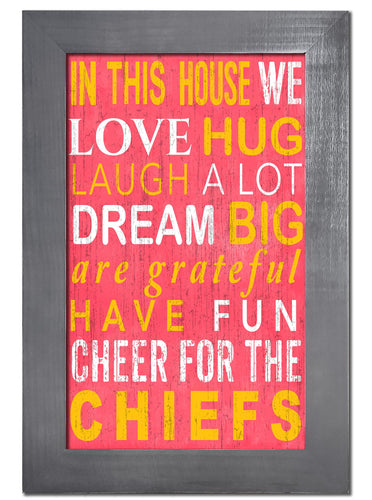 Kansas City Chiefs 0725-Color In This House 11x19