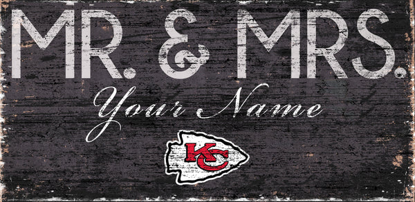 Kansas City Chiefs 0732-Mr. and Mrs. 6x12
